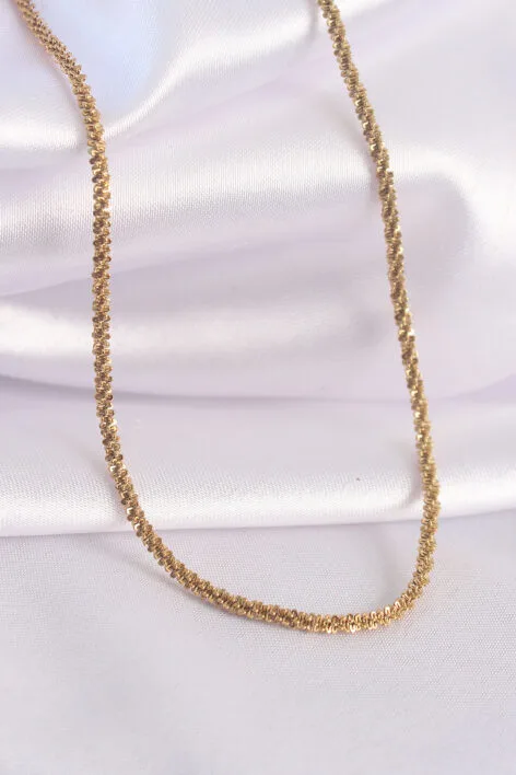 316L Çelik Gold Renk Kolye - Görsel 2
