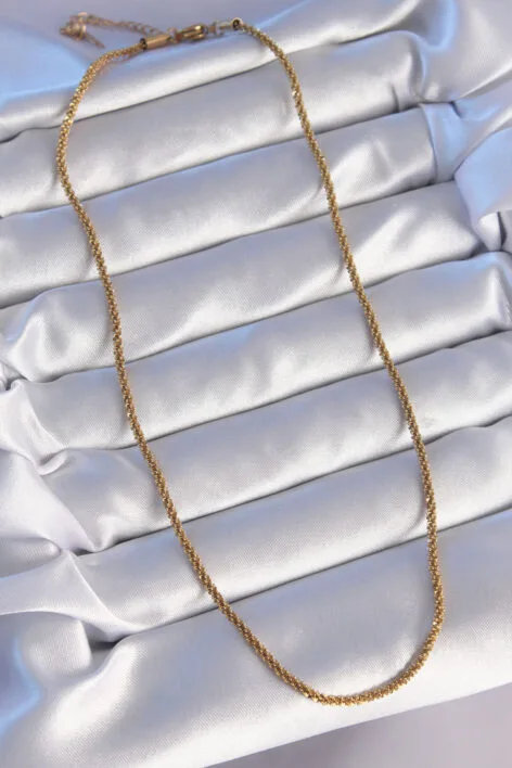 316L Çelik Gold Renk Kolye - Görsel 3
