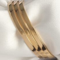 316L Çelik Gold Renk Ajda Model 60 mm Kadın Bilezik