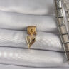 316L Çelik Gold Renk Sallantı Kalp Model Nomination Charm - Görsel 2