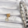 316L Çelik Gold Renk Sallantı Zirkon Taşlı Nal Model Nomination Charm - Görsel 2