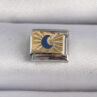 316L Çelik Gümüş Renk Gold Hilal İşlemeli Nomination Charm