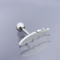 Yaprak Model 316L Cerrahi Çelik Piercing