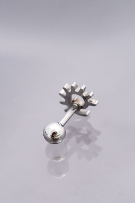 Güneş Model 316L Cerrahi Çelik Piercing - Görsel 2