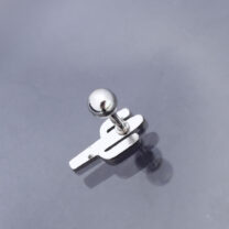 Kaktüs Model 316L Cerrahi Çelik Piercing