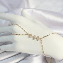 316L Çelik Gold Renk Zirkon Taşlı Göz Figürlü Şahmeran