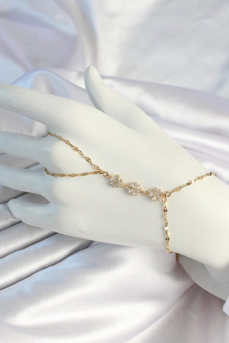 316L Çelik Zincirli Gold Renk Zirkon Taşlı Şahmeran