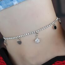 Zirkon Taşlı Silver Renk Kaplama Hal Hal